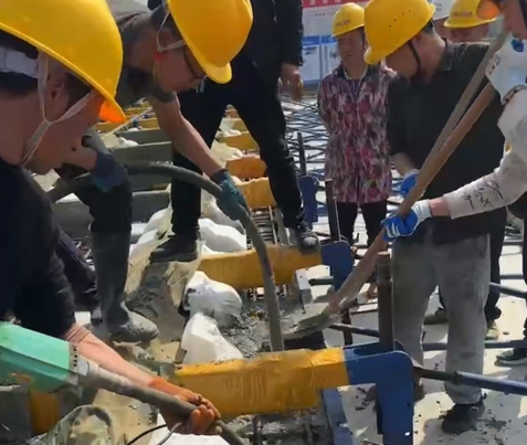 On-site inspection and construction pictures