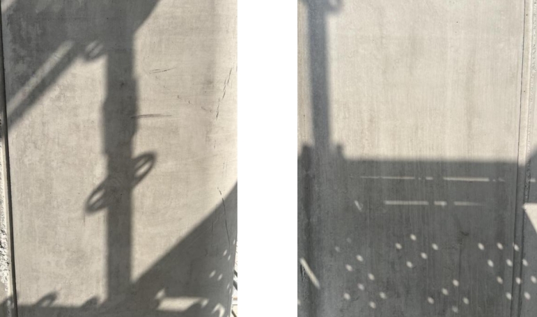 On-site formwork removal picture